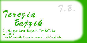 terezia bajzik business card